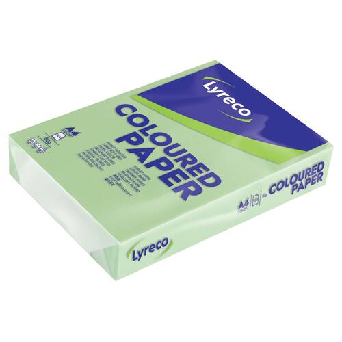 Lyreco Kopieringspapper A4 80g ohålat jadegrönt