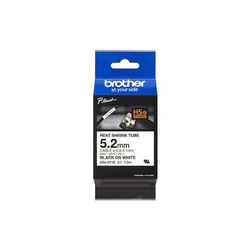 Brother Tape HSE-211E 5,2mm s/v