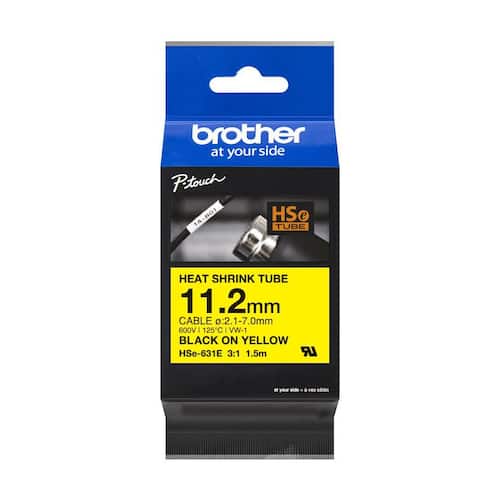Brother Tape HSE-631E 11,2mm s/g