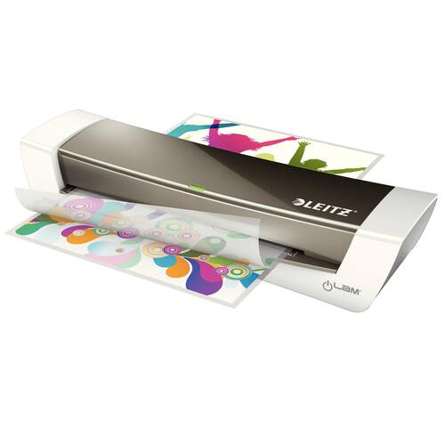 Leitz Lamineringsmaskin iLam® Home Office termisk A4-laminator grå 125 µ