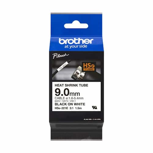 Brother Tape HSE-221E 9mm s/v