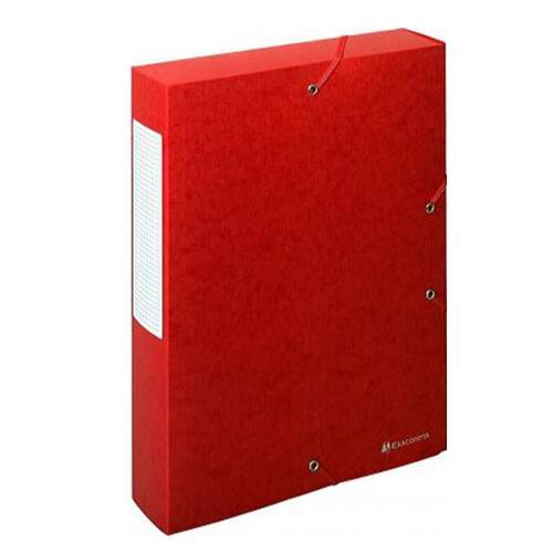 Exacompta Boxmapp Exabox Scotten Nature Future® A4 500 ark 60mm rygg 600 g/m² presspan röd