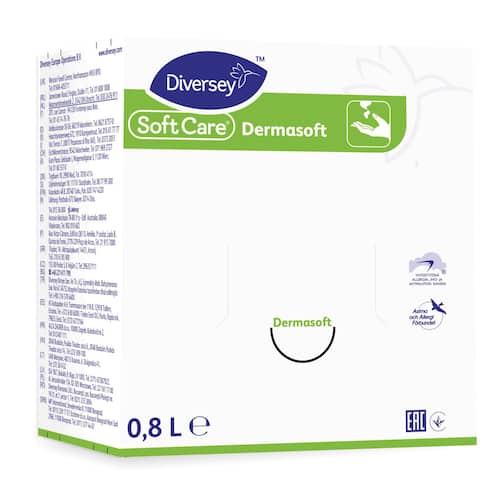 Diversey Soft Care Dermasoft H9 refillpatron med flytande handkräm 800 ml