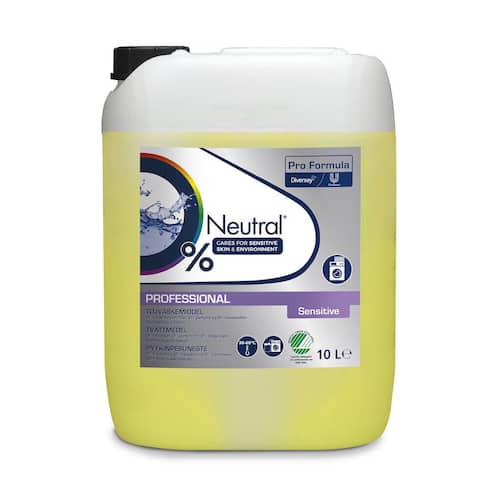 Läs mer om Neutral Tvättmedel Professional Sensitive 10L