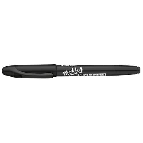 Marvy Whiteboardpenna MarkIt 4 icke-permanent alkoholbaserat bläck 2 mm mediumspets svart