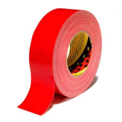 3M™ 389 tygtejp polyetylen 25 mm x 50 m röd