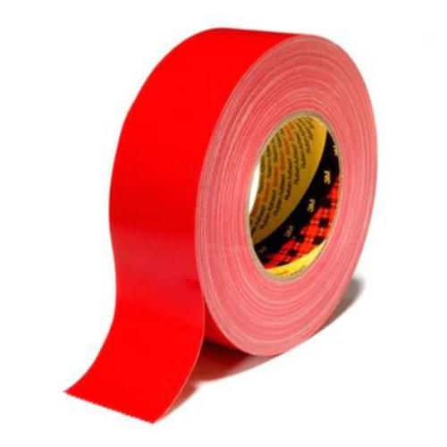 3M™ 389 tygtejp polyetylen 50 mm x 50 m röd