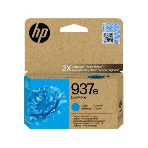 HP Bläckpatron 4S6W6NE 937e cyan