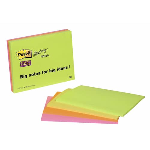 Post-it® Notes SS Meeting Notes 149x98mm
