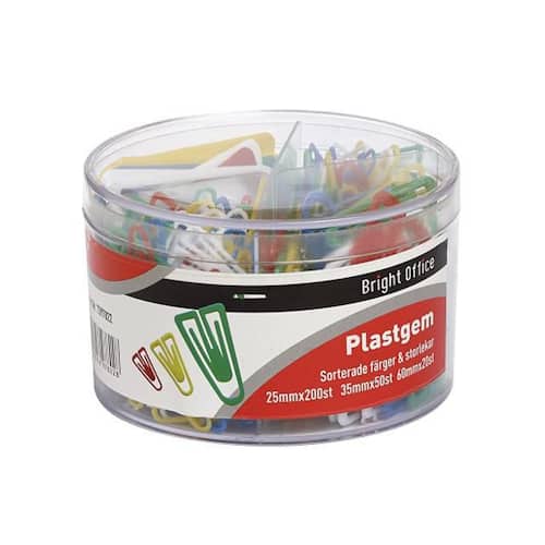 Specialplast Plastgem 3 olika längder blandade färger