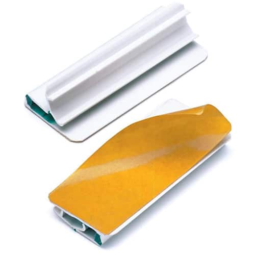 Durable Varioclip™ gem självhäftande baksida 60 x 27 mm 20 arks kapacitet vit/grön