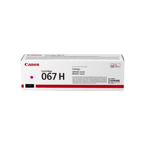 Läs mer om Canon Toner 067H 2,35K magenta