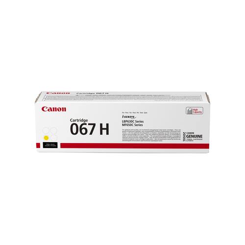 Läs mer om Canon Toner 067H 2,35K gul