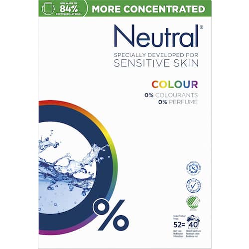 Neutral Tvättmedel Color 1,95kg