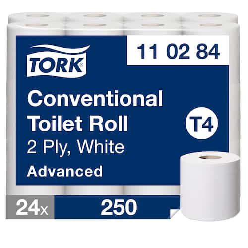 Läs mer om Tork Toalettpapper Advanced T4 2-lag 2