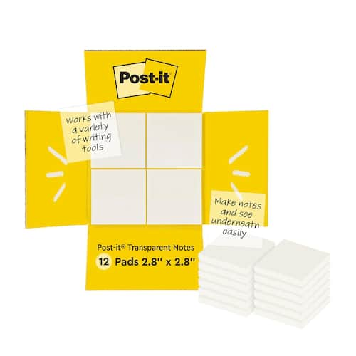 Post-it® Notes 73x73mm transparent