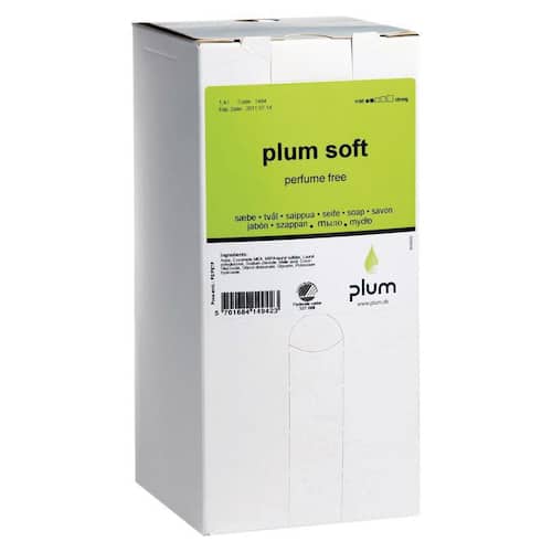 Plum Tvål Soft oparfymerad kassett 1,4L