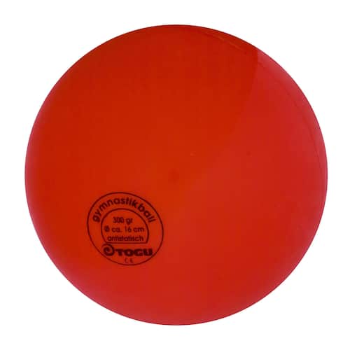 Gymnastikboll uppblåsbar PVC 160 mm röd