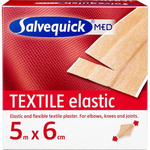 Salvequick Plåster Textil 5mx6cm