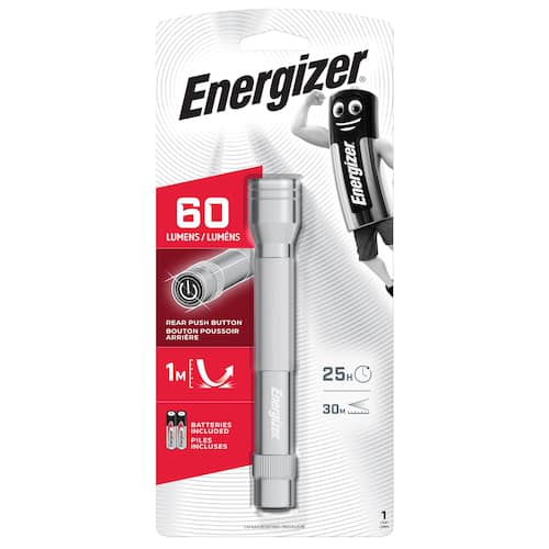 Energizer Ficklampa Metall LED 2 AA