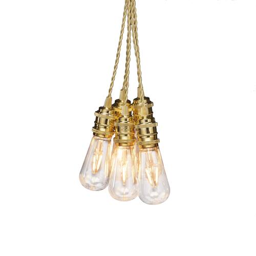 Konstsmide Ljusslinga 8 Amber Led E27 3,5M Guld