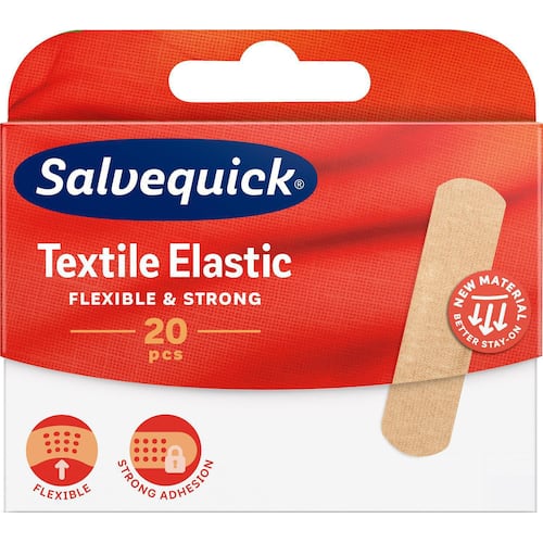 Salvequick Plåster Textil Medium