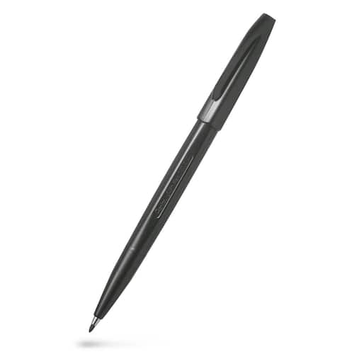 Läs mer om Pentel Fiberpenna S520-A Sign Pen svart