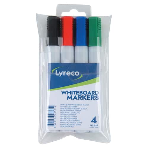 Lyreco Whiteboardpennor drywipe rund