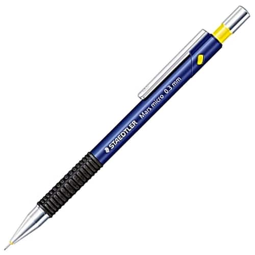 Staedtler Stiftpenna Mars Micro 0,3 mm B-stift pennkropp med greppzon blå