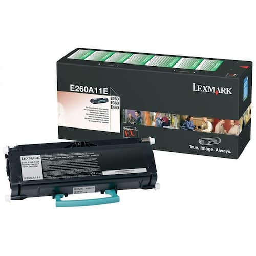 Lexmark Toner E260A11E svart singelförpackning