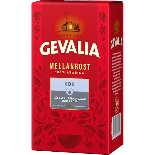 GEVALIA Kaffe Kok Mellanrost 450g