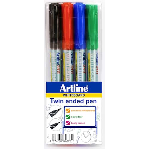 Artline Whiteboardpenna 541T 4 färger
