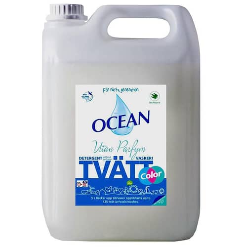 Hygienteknik Tvättmedel OCEAN oparfymerad kulör 5L