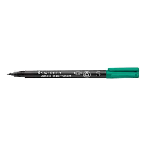 STAEDTLER Lumocolor Universalpenna Lumocolor® 313 permanent extra tunn spets 0,4 mm linjebredd grön
