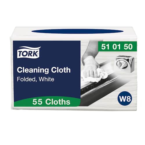 Tork Rengöringsduk Premium W8 Mjuk vit