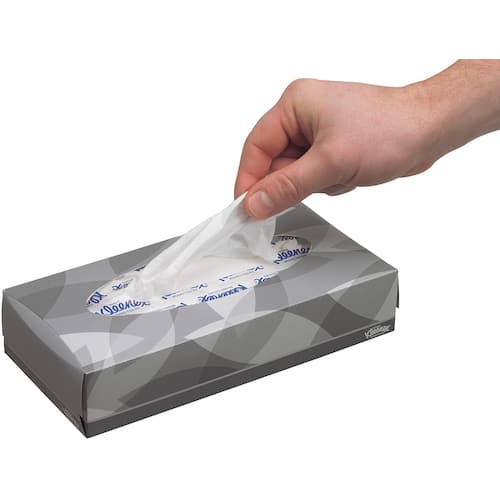 Kleenex® Ansiktsservett 2-lagers 100 ark 185 mm vita