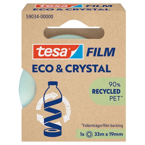 Läs mer om tesa® Dokumenttejp Eco & Crystal 19mmx33m
