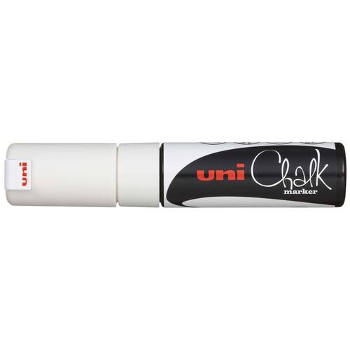 Uni-Ball Märkpenna Chalk marker griffelpenna PWE-8K icke-permanent 8 mm vit