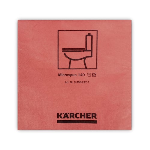 Läs mer om Kärcher Microfiberduk Classic 37,5x38cm röd