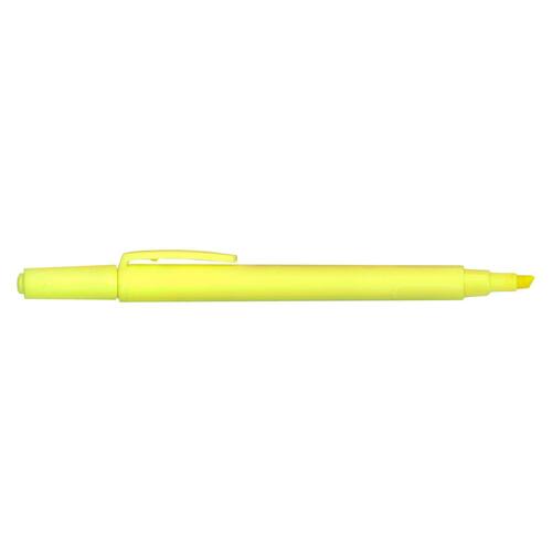 CENTROPEN Överstrykningspenna Focus med rund pennkropp snedskuren spets 1–4 mm gul