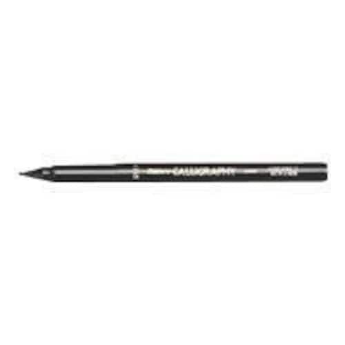 Marvy Kalligrafipenna fiberspets 3,5 mm spets svart pennkropp svart bläck