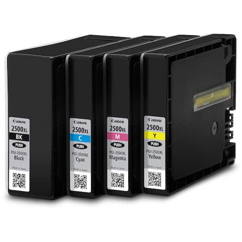 Canon Bläckpatron PGI-2500XL, svart, cyan, magenta, gul, multiförpackning produktfoto Secondary1 L