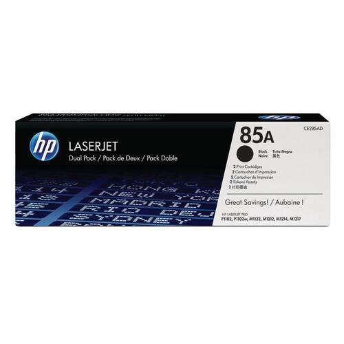 HP Original Toner, HP 85A, CE285AD, Doppelpack, Schwarz Artikelbild