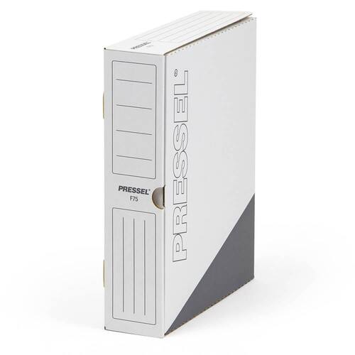 Pressel Ablagebox F75, Weiß-Anthrazit, 75 mm, 20 Stück (vorher Art.Nr. 220116) Artikelbild Secondary1 L