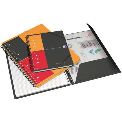 Oxford Meetingbook A4, Notizbuch, Collegeblock, liniert 6 mm Artikelbild Secondary6 L