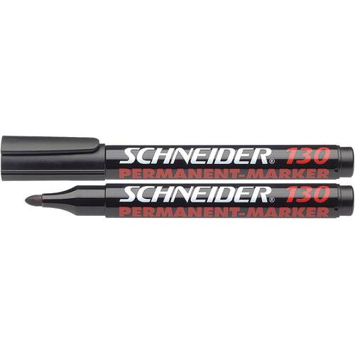 SCHNEIDER Permanent-Marker 130 Rundspitze 1-3 mm Schwarz Artikelbild Secondary2 L