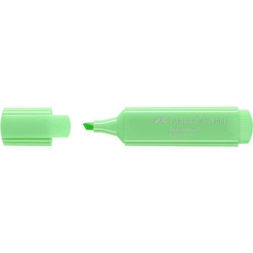 Faber-Castell Textliner 46 Pastel, Textmarker, Highlighter, Keilspitze, lichtgrün, 1 Stück Artikelbild Secondary2 L