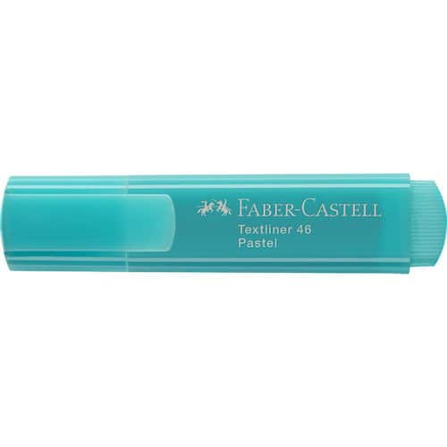 Faber-Castell Textliner 46 Pastel, Textmarker, Highlighter, Keilspitze, türkis, 1 Stück Artikelbild Secondary1 L