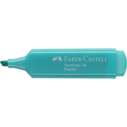 Faber-Castell Textliner 46 Pastel, Textmarker, Highlighter, Keilspitze, türkis, 1 Stück Artikelbild Secondary2 L
