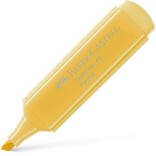Faber-Castell Textliner 46 Pastel, Textmarker, Highlighter, Keilspitze, vanille, 1 Stück Artikelbild